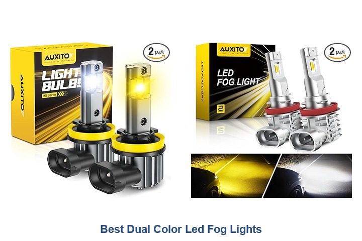 best dual color led fog lights