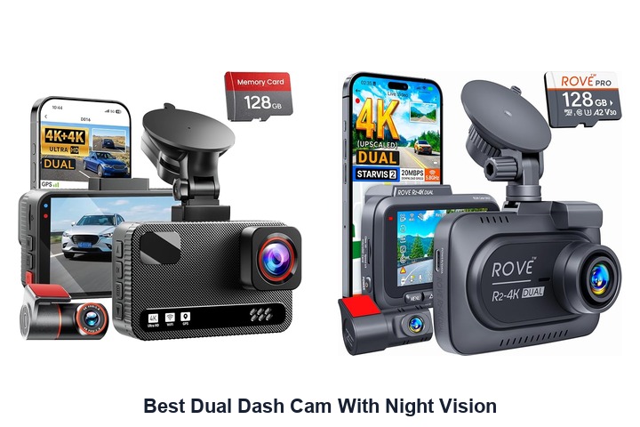best dual dash cam with night vision