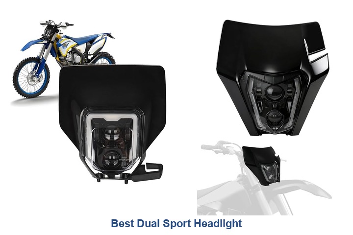 best dual sport headlight