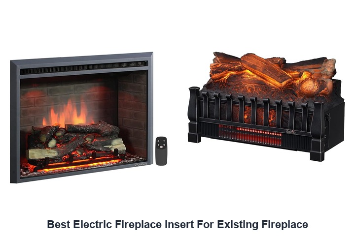 best electric fireplace insert for existing fireplace