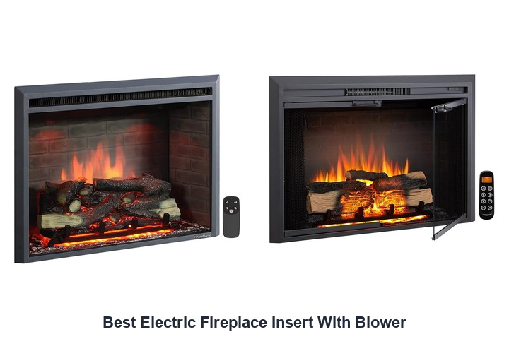 best electric fireplace insert with blower