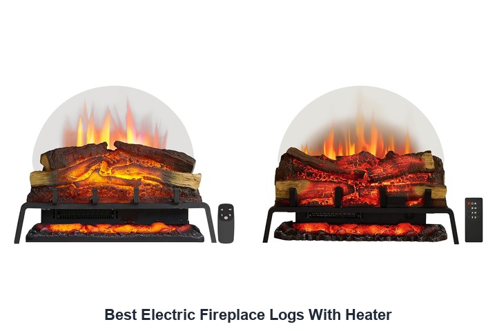 best electric fireplace logs with heater