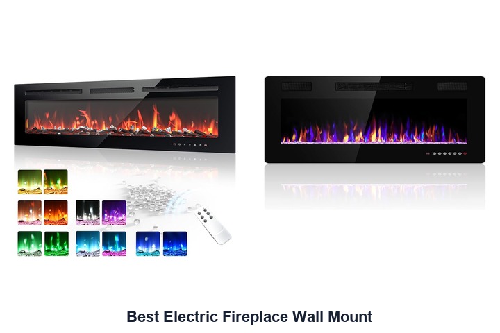 best electric fireplace wall mount