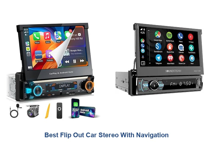 best flip out car stereo with navigation