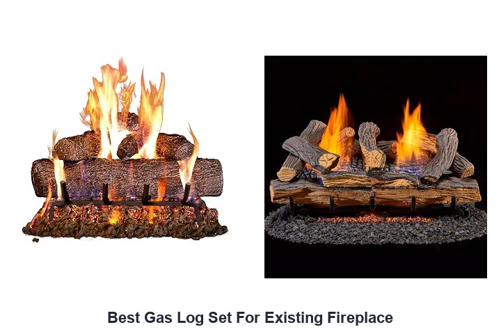 best gas log set for existing fireplace
