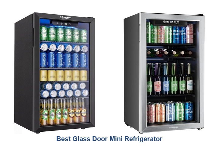 best glass door mini refrigerator