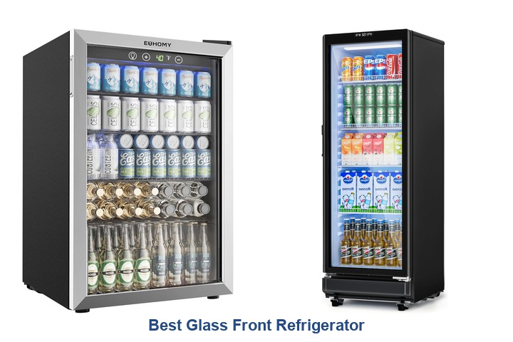 best glass front refrigerator