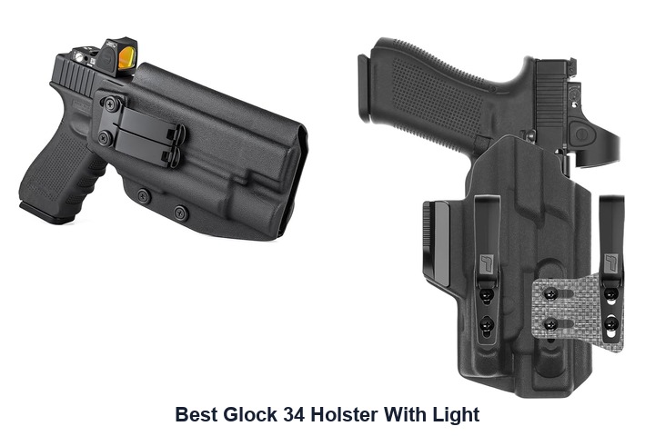 best glock 34 holster with light