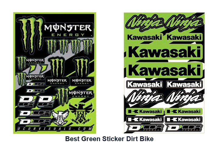 best green sticker dirt bike