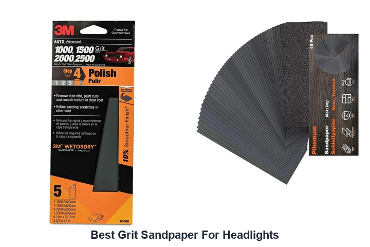 best grit sandpaper for headlights