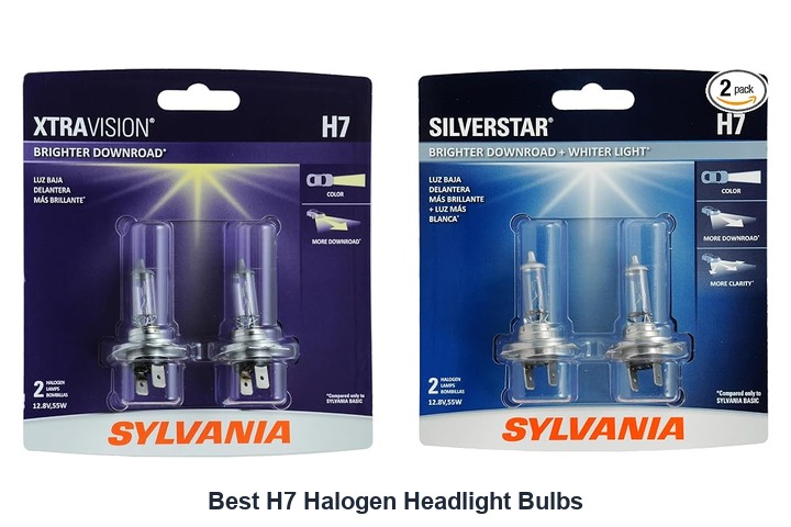 best h7 halogen headlight bulbs