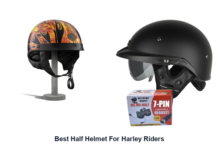 best half helmet for harley riders