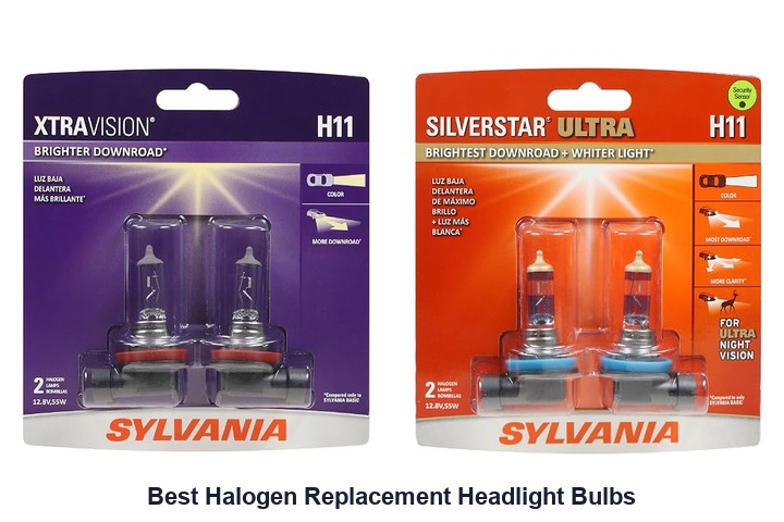 best halogen replacement headlight bulbs