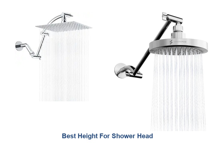 best height for shower head