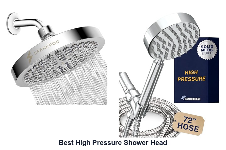 best high pressure shower head