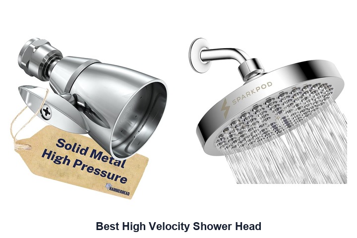 best high velocity shower head