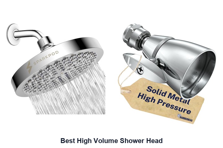 best high volume shower head