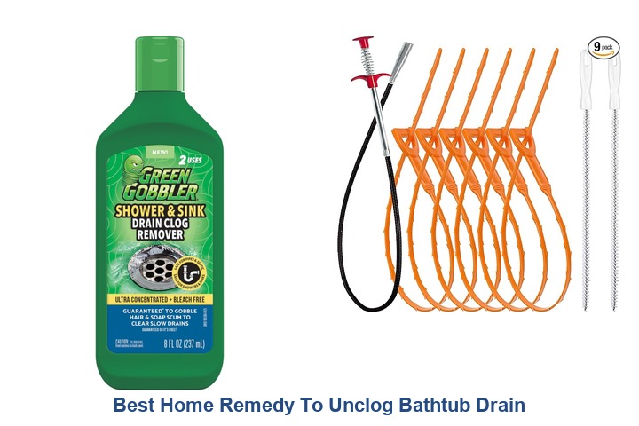 best home remedy to unclog bathtub drain