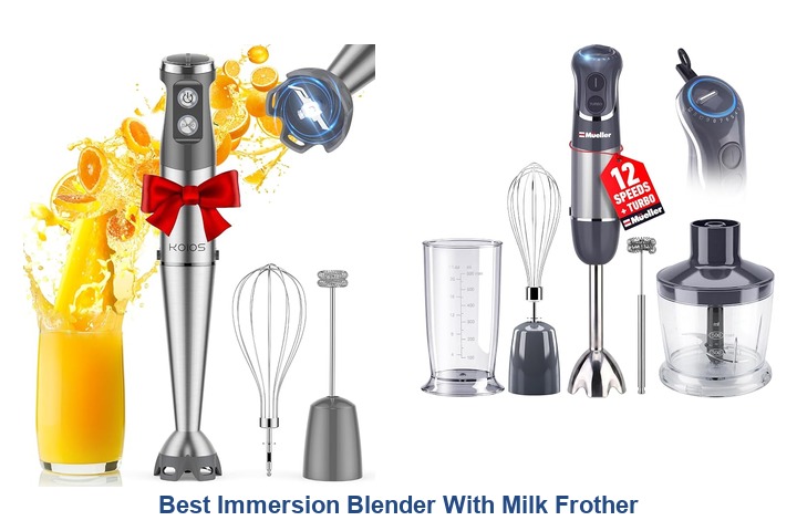 best immersion blender with milk frother
