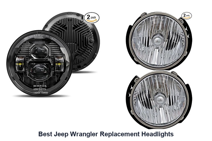 best jeep wrangler replacement headlights
