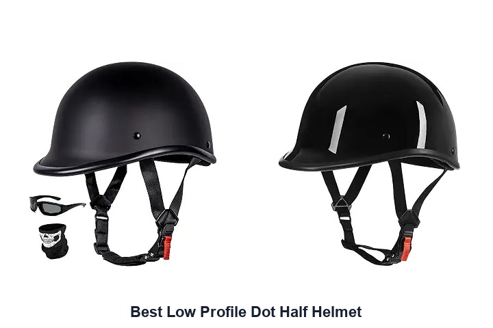 best low profile dot half helmet