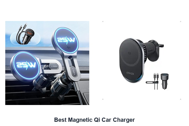 best magnetic qi car charger