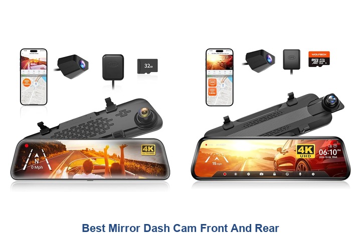 best mirror dash cam front and rear