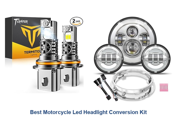 best motorcycle led headlight conversion kit