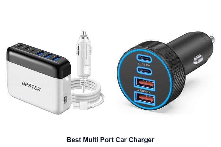 best multi port car charger