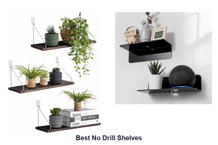 best no drill shelves
