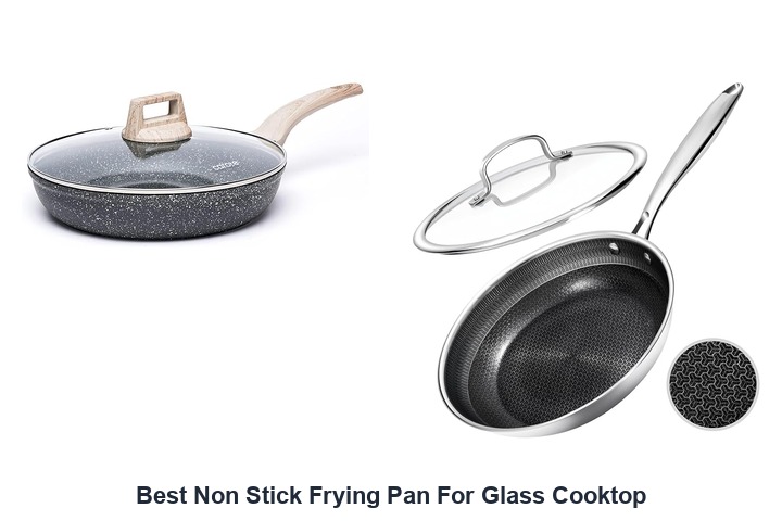 best non stick frying pan for glass cooktop​