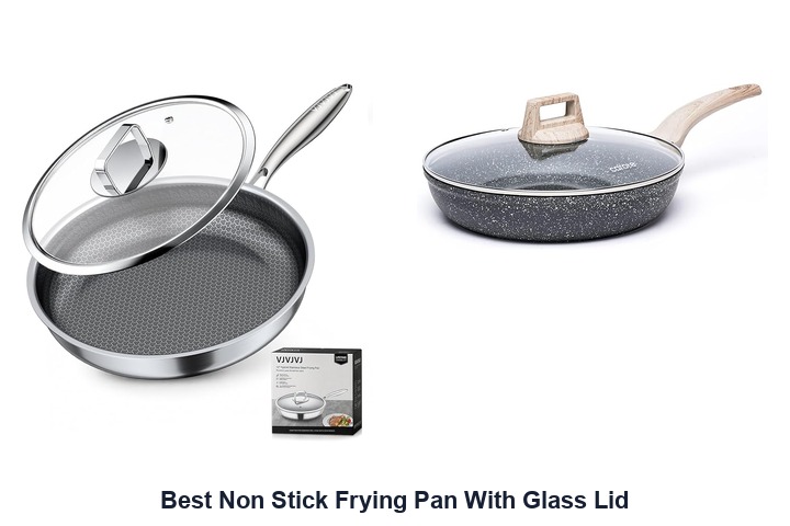 best non stick frying pan with glass lid​