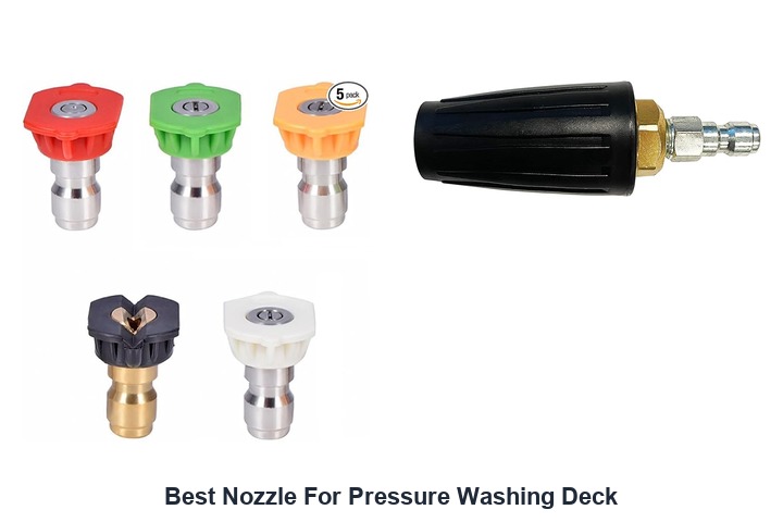 best nozzle for pressure washing deck