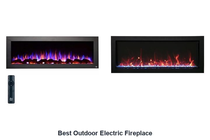 best outdoor electric fireplace