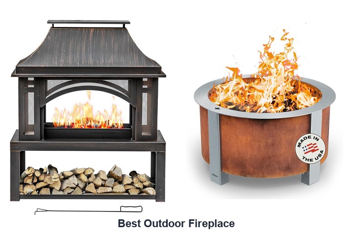 best outdoor fireplace