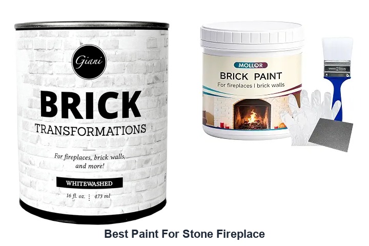 best paint for stone fireplace