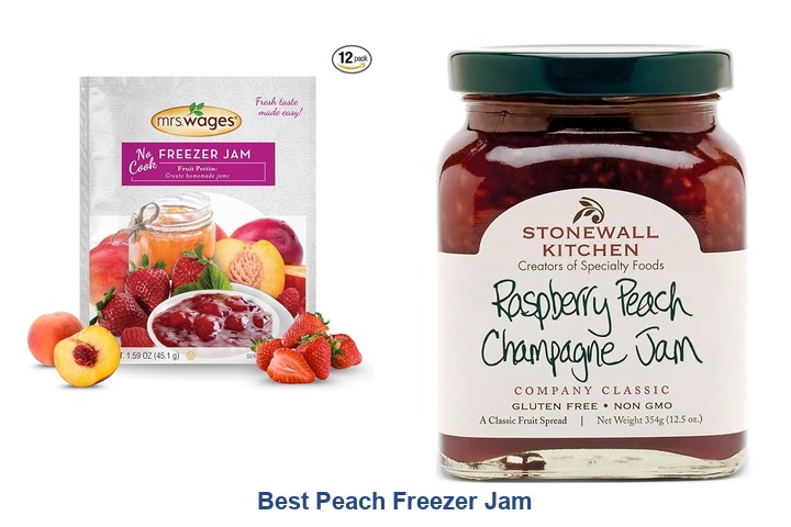 best peach freezer jam