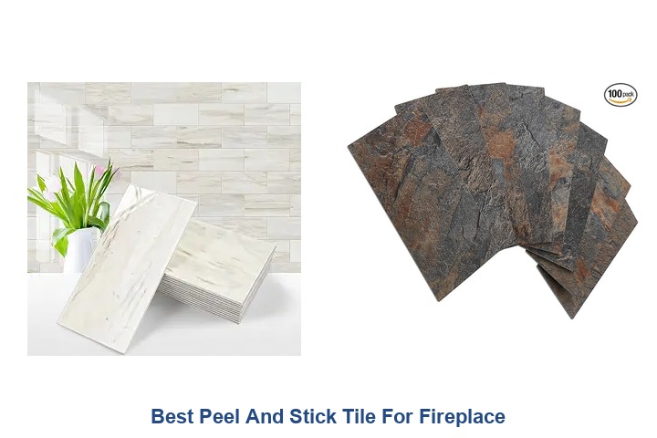best peel and stick tile for fireplace