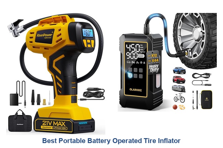 best portable battery operated tire inflator