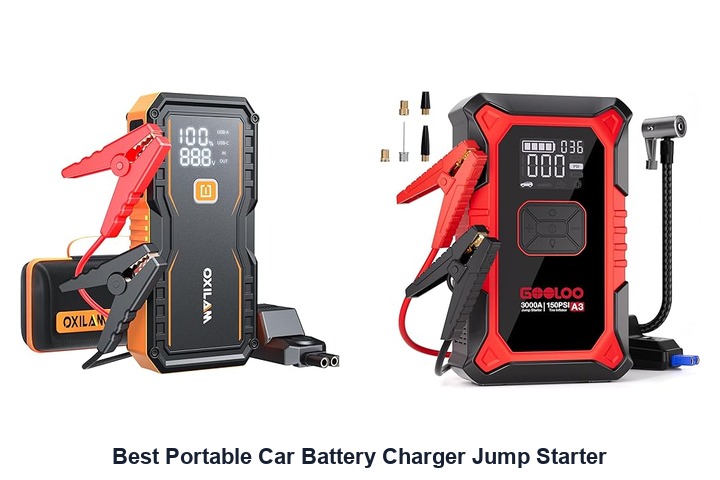 best portable car battery charger jump starter