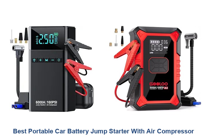 best portable car battery jump starter with air compressor