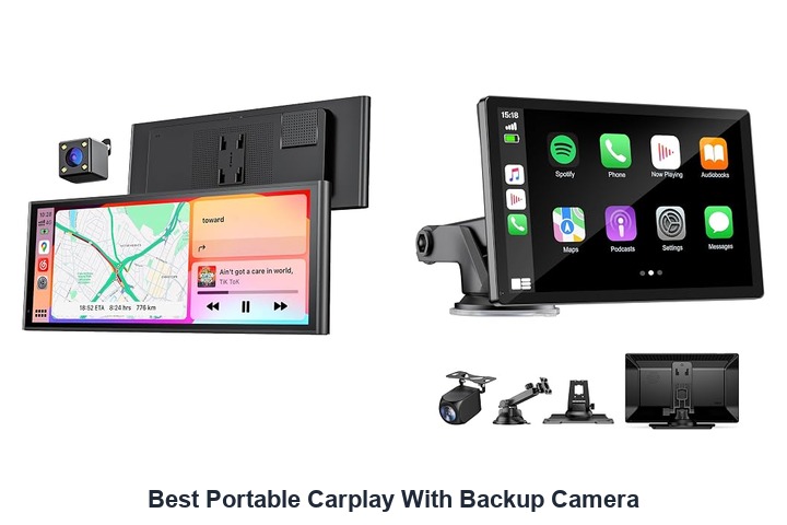 best portable carplay with backup camera
