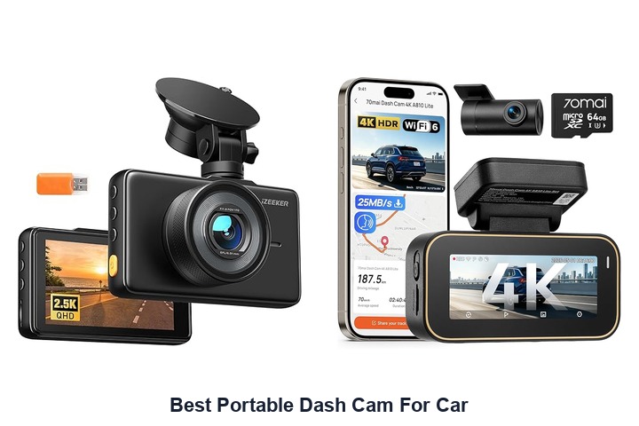 best portable dash cam for car