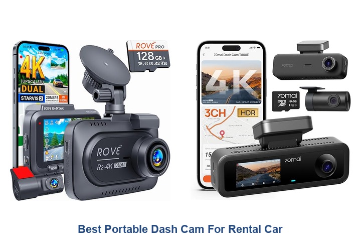 best portable dash cam for rental car