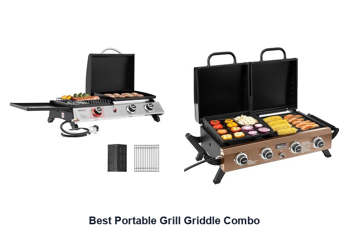 best portable grill griddle combo​