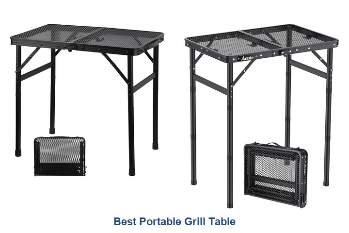 best portable grill table