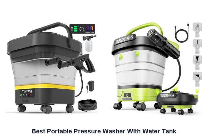 best portable pressure washer with water tank