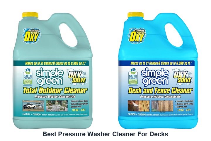 best pressure washer cleaner for decks