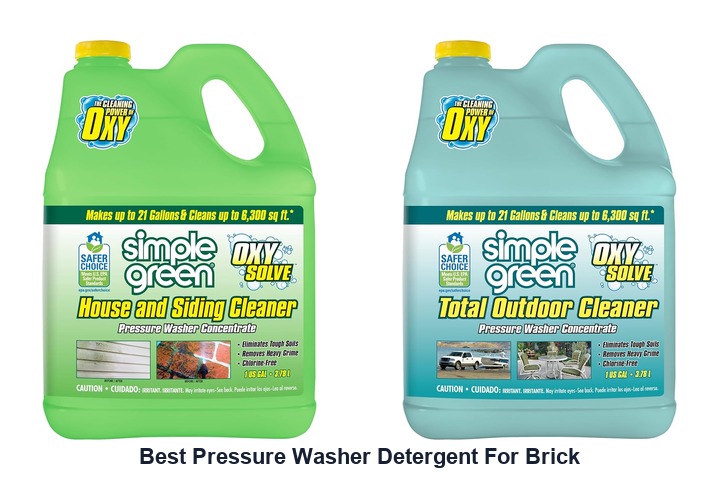 best pressure washer detergent for brick