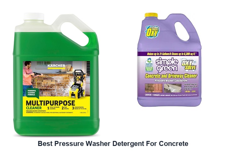 best pressure washer detergent for concrete